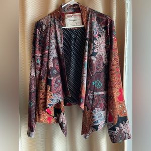Cartonnier Anthropologie multicolored blazer